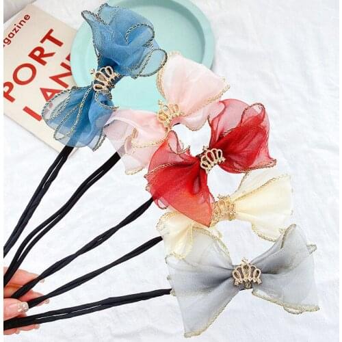 Ms summer children go bar does not hurt hair bowknot headdress and distribute balls first artifact girls hair accessories