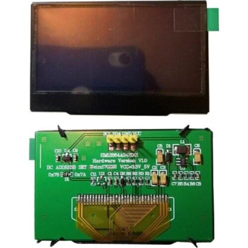 2.42 inch 4P White / Yellow OLED Module SSD1309 Compatible for SSD1306 Driver IC 128*64 IIC Interface (B Version)