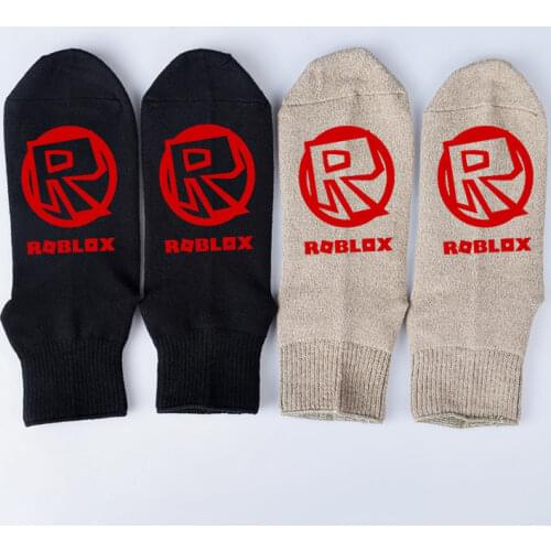 Men Socks Unisex Robloxs Knitted Wool Long Socks Women Winter Warm Hosiery Socks Game Cartoon Cotton Socks Autumn Sox Gift