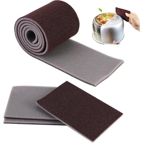 New Roll Emery Kitchen Magic Cleaner Rust Rub Pot Cleaning Sponge Household use Rust Scouring Sponge Cleaner
