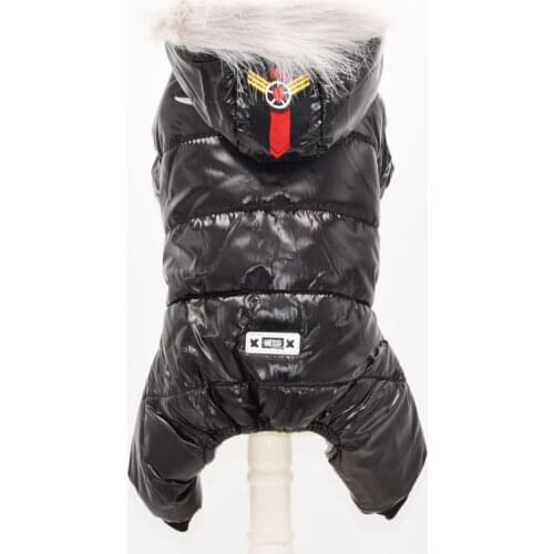 Autumn and Winter New Coming Dog Jackets 2019 Snowsuits for Pets Four-legged Cotton Coats with Caps Warm Pet Dog Overalls