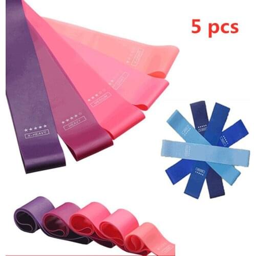 Training Fitness Gum Exercise Gym Strength Resistance Bands Pilates Sport Rubber Fitness Mini Bands Crossfit Workout Equipment
