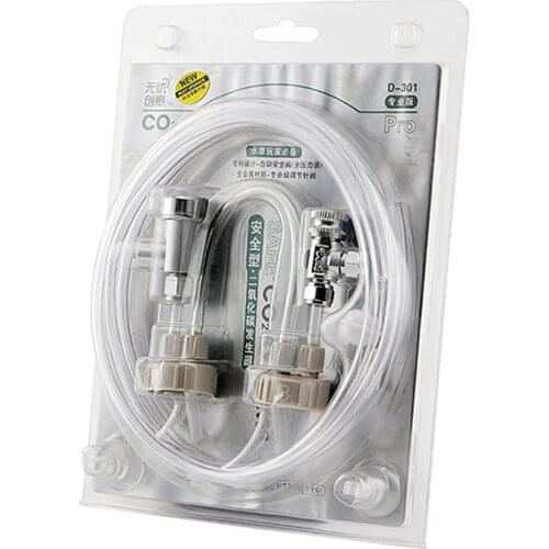 1Pcs New Planted Aquarium DIY CO2 Generator System With Pressure Guage Kit Set D301