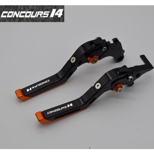 Yang hua CNC Folding&Extending Brake Clutch Levers For Kawasaki CONCOURS 14 2007-2016 2008 !Logo(CONCOURS 14)