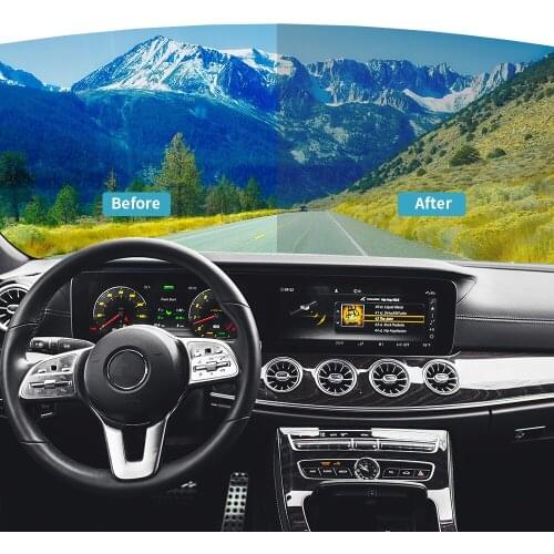 SUNICE VLT 50% Black&grey Window Tint Auto Home Tinting Window Glass Solar Protection Anti-UV Sticker 0.5x8m Car Side Windows