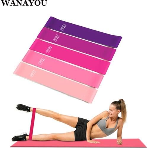 Training Fitness Gum Exercise Gym Strength Resistance Bands Pilates Sport Rubber Fitness Mini Bands Crossfit Workout Equipment