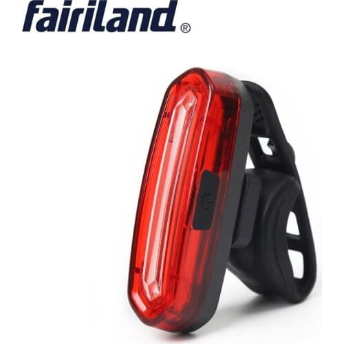 Bicycle Rear Light COB Highlight Beads USB Rechargeable 600mah Li battery Safety Warning Cycling tail light Waterproof taillight