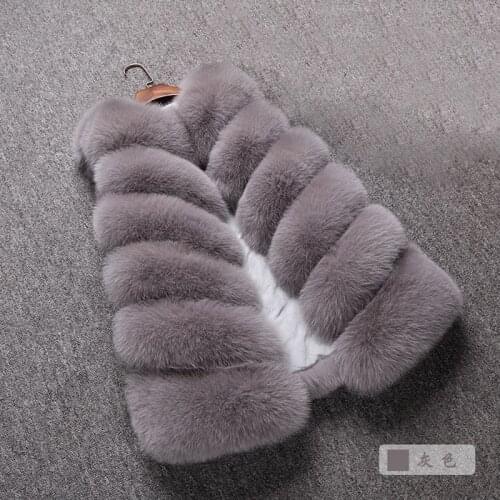 2021 Winter Warm Thicken Faux Fur Vest Coat Women Korean Solid Sleeveless Loose Plus Size 4xl Vests Fashion Mid-length Top Coats