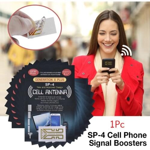1PCS Cell Phone Signal Enhancement SP-1 SP-2 SP-3 SP-4 Gen-x Outdoor Antenna Booster Improve Stickers Signal Stickers Tools