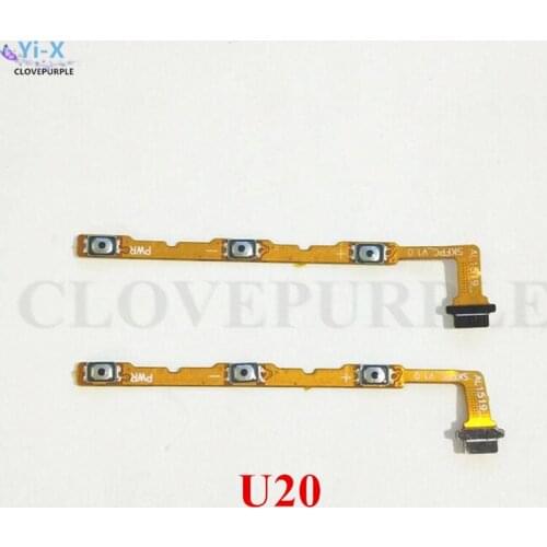 10PCS/Lot For MEIZU U20 Power On/Off Key Volume Side Button Flex Cable Repair Parts