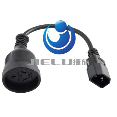 10 pcs,Power Adapter Cord For PDU PSU USP ,IEC 320 C14 Male Plug to SAA Australia 3Pin Female Power Extension Cable