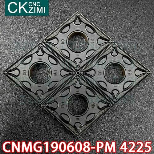 10P CNMG190608-PM 4225 CNMG642-PM 4225 Carbide Inserts Turning Inserts Tools CNC metal lathe tool CNMG For steel stainless steel