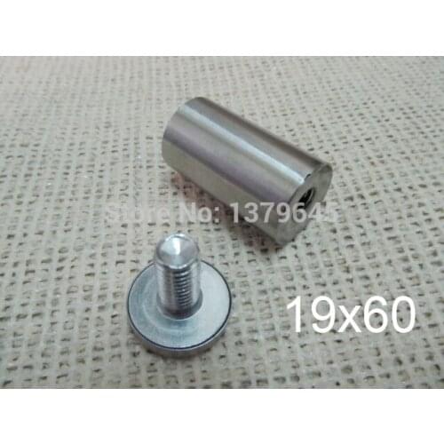 19x60 19mm diameter 560mm height ss stainless steel Advertisement nail,Acrylic screw,Billboard trunk nail , Mirror glass nail