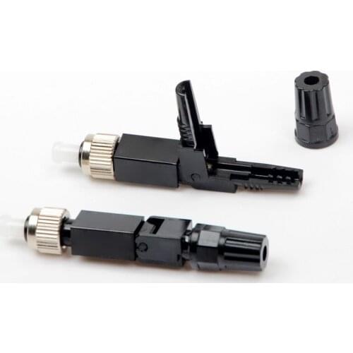 300PCS FC Fast Connector Fiber Optic FTTH Field Assembly PC UPC Cold splicing Factory wholesale Free shipping