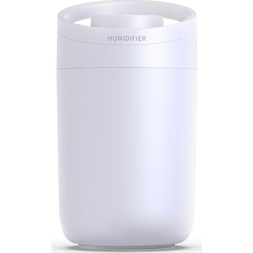 3L Large-Capacity USB Air Humidifier Silent Operation Nano-Fine Mist 12-Hour Timing Power-Off Dual Nozzle Humidifier
