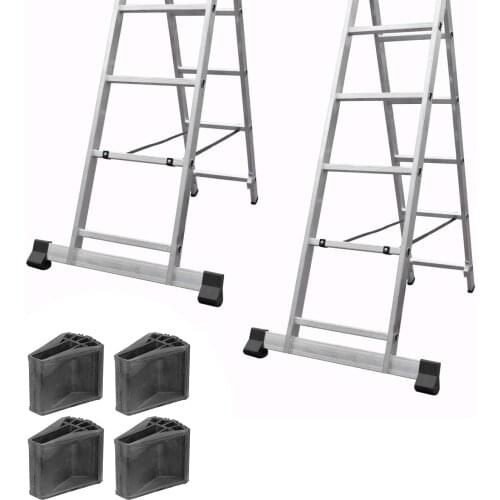 4pcs Folding Ladder Feet Covers Versatile Ladder Leg Covers Non-slip Ladder Pads