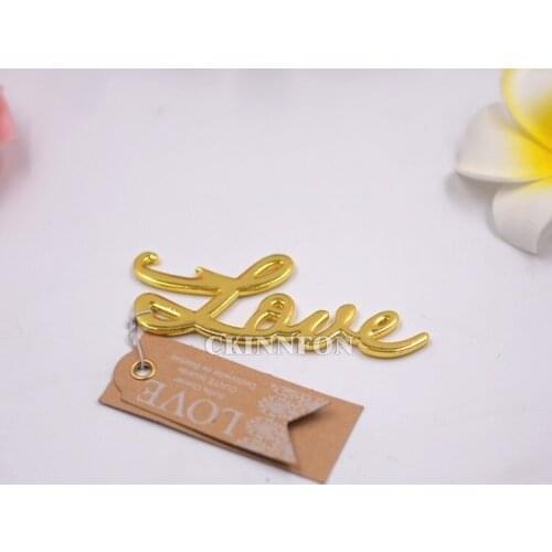 500Pcs/Lot Wholesale Birthday Gifts For Husband Love Antique Gold / Silver Beer Love Bottle Opener For Wedding Favors