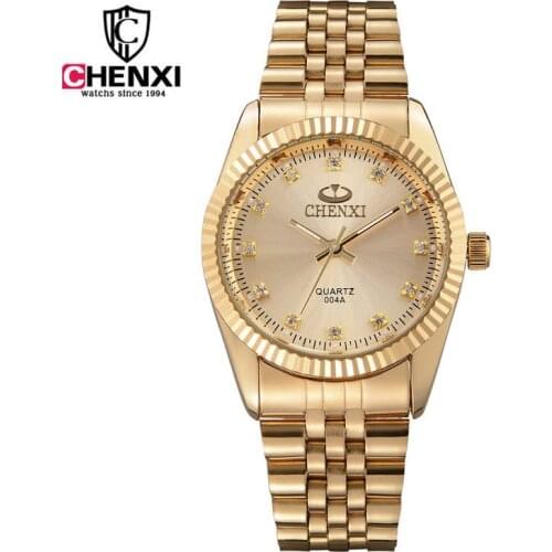 Relogio Feminino Luxury Brand Women Men Dress Watches Steel Quartz Watch Diamonds Gold Watches For Womans men Wristwatches