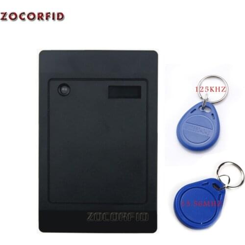 Double frequency 125kHZ&13.56MHZ RFID Card Reader Without Keypad WG26/34 Access Control RFID Reader for Door Access controller