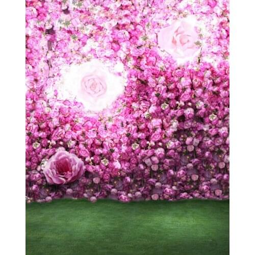 5x7ft Pink Rose Flowers Photography Backdrops Photo Props Studio Background