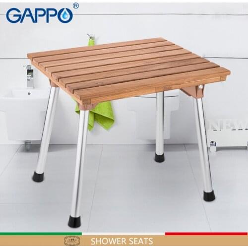 GAPPO Wall Mounted Shower Seat folding child toilet folding shower chairs Bath shower Stool Cadeira bath shower chair