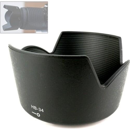 Petal Flower Lens Hood Replace HB-34 for Nikon AF-S DX 55-200 mm F4-5.6G ED / 55-200mm f/4-5.6 G ED HB 34 HB34