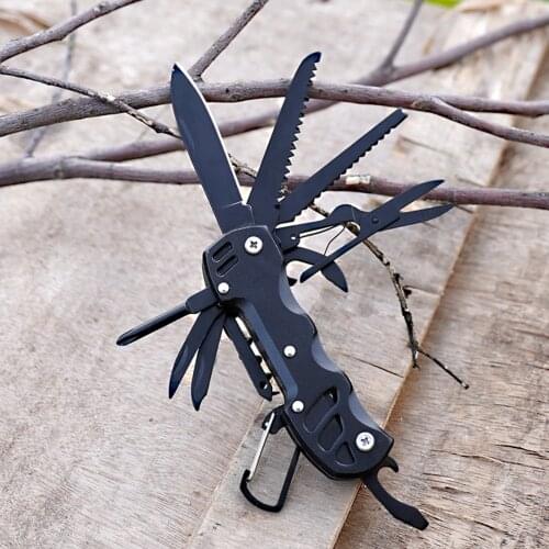 Multifunctional pocket knife EDC combination tool 12 open Swiss knife stainless steel household outdoor repair knife