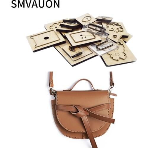 Fashion Satchel Wood Die Cutting New 2020 DIY Trend Handmade Steel Die Suitable for Die Cutting Machine