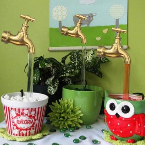 Invisible Flowing Spout Watering Can Fountain Yard Art Decor Magic Tap Running Water Holiday Gift USB SDF-SHIP