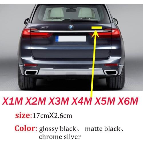New Chrome Matte Glossy Black M Power Logo Badge Car Sticker For BMW X1M X2M X3M X4M X5M X6M E36 E39 E46 E60 F10 Emblem Decals