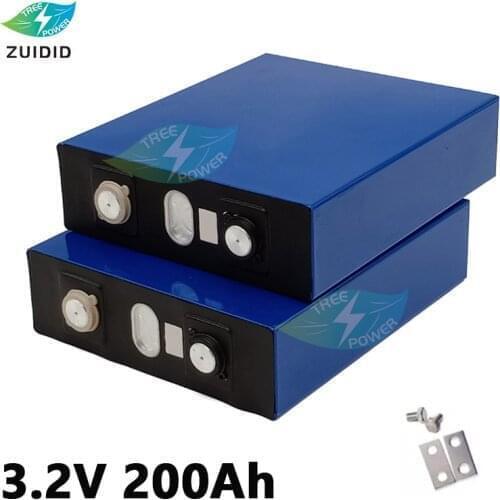 NEW 16PCS 3.2V 200Ah lifepo4 Battery Lithium Iron Phosphate Cell solar 48V 200AH 24V 400Ah cells not 280Ah EU US