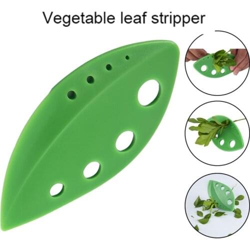Useful Vegetables Rosemary Thyme Cabbage Leaf Stripper Plastic Greens Herb Stripper Looseleaf Kitchen Gadgets Tools