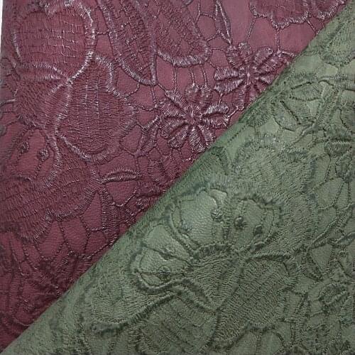 1PC 21X29CM Synthetic Letaher, Cuero Sintetico Faux Leather Embossed Leather For Making Bows Accessories T10A