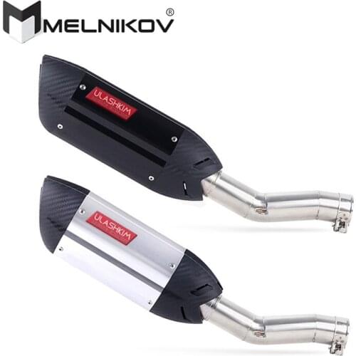 Slip On For SUZUKI SFV650 Gladius Motorcycle Full Exhaust System Muffler Escape Modified Contact Middle Pipe Tube DB-killer