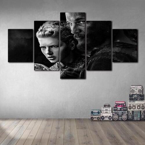 Modern Vikings Wall Art Canvas Painting Picture Poster and Print Gallery Home Decor No Frame
