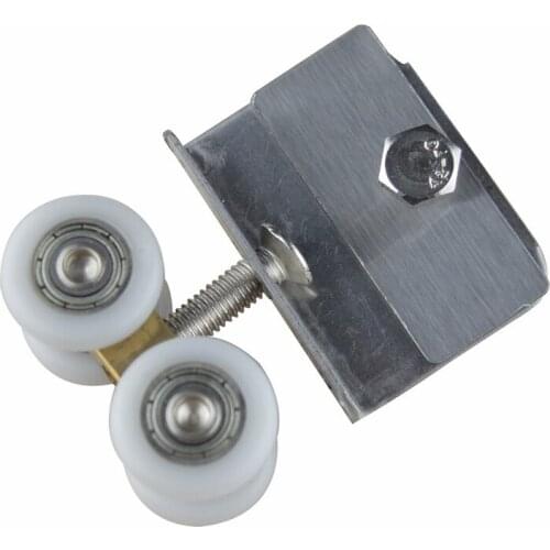 Shower room door roller ultra-quiet wooden furniture sliding door pulley hanging track nylon wheel glass bearing door hardware