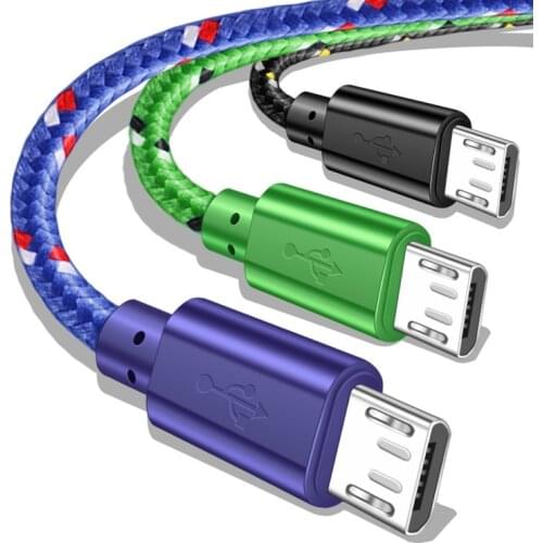 Micro USB Charging Cable For Huawei honor 8A 8X 10I mate20 lite Y7 Y5 Y6 2019 Redmi 7a 7 note 4x 6 5 plus Fast charger wire cord