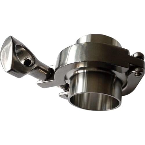 1 Set Stainless Steel SUS SS 304 38MM 1-1/2" 1.5" OD Sanitary Pipe Weld Ferrule + 1.5" Tri Clamp + PTFE Gasket