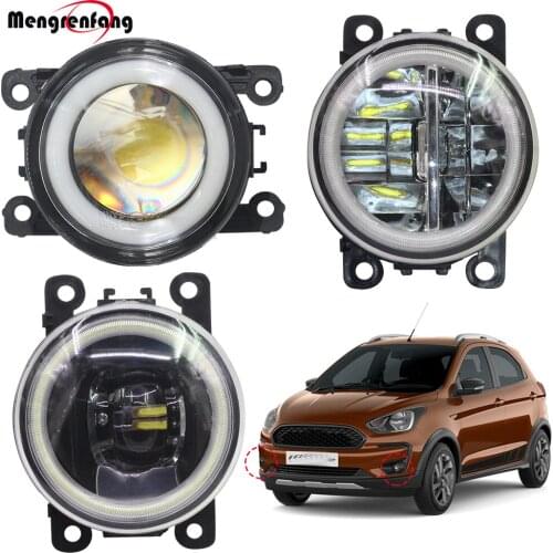 2 Pieces Car Styling Fog Light LED Halo Ring Angel Eye Daytime Running Light 4000LM 12V For Ford Freestyle SEL 2005 2006 2007