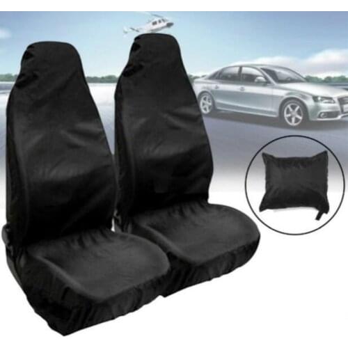 2PCS Car Front Seat Protector Cover Heavy Duty Universal Waterproof Auto Seat Covers Car Seat Cover Breathable Cushion Protector