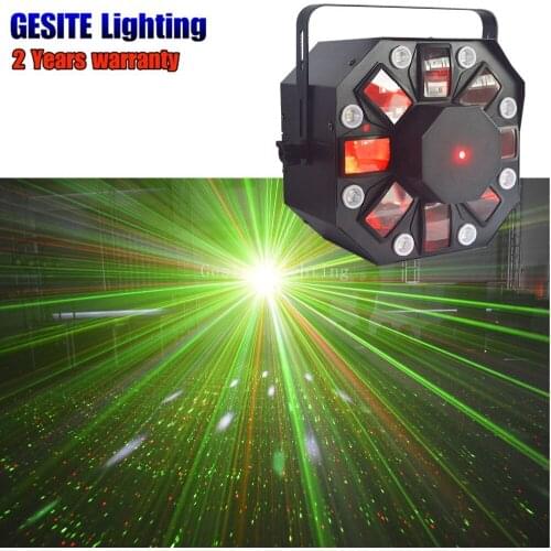 4pcs/lot Colony Stage Machine laser Rotating Derby Effect Scanner 3W R/G/B/W/A LED