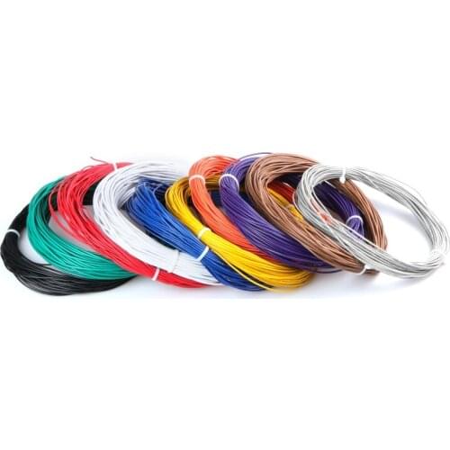 5 Meters UL1007 Electronic Wire 22awg 1.6mm PVC Stranded Wire Electronic Cable UL Certification #22