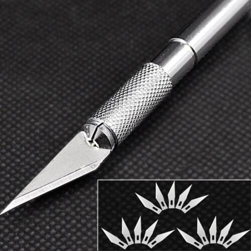 6 or 16 Pcs Blade Non-Slip Knife Pastry Tools Kit Cutter Engraving Craft Knives Sculpture Carving Knife Cake Decorating Tools