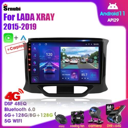 Android10 2 Din IPS Car Radio for LADA XRAY 2015-2019 Multimedia Video Player 5G WiFi GPS Navigation RDS DSP MP5 DVD Mirror link
