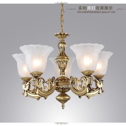 Free Shipping Modern Antique chandelier bedroom lamp bronze color fashion chandelier Lighting rustic lighting lamps