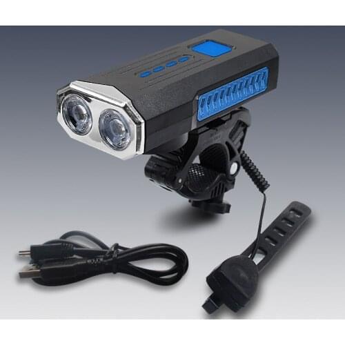 400 MAh Bike Light USB Rechargeable Headlight LED Super Bright Flashlight Front Lights MTB Rode Cycling Flashlight Safety Lamp