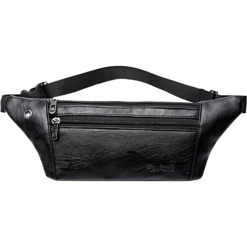 Fashion Zipper Fanny Pack TeenagerS Travel Wallet Belt Male Phone Pack Casual Travel Male Bum Belt Bag For Men