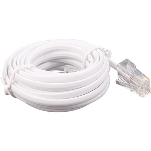 RJ11 6P4C to RJ45 8P4C Modular Phone Internet Extension Cable 3 Meter