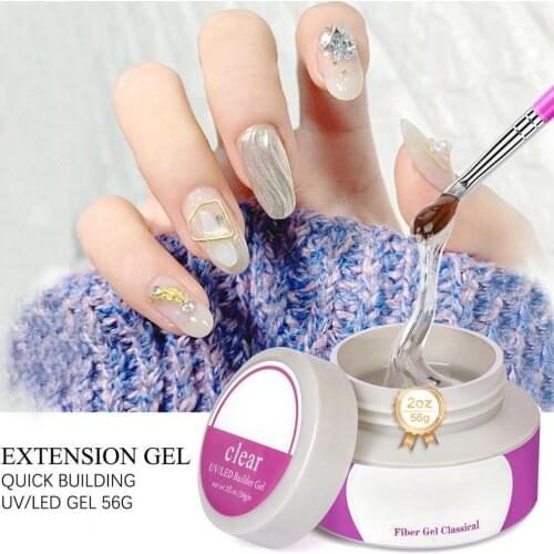 Nail Kit Strong Toughness Harmless Plastic Extension Gel Nail Kit for Girl
