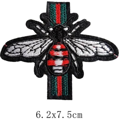 SMALL embroidery patch bee INSECT cartoon patches for bag badges applique patches for clothing
